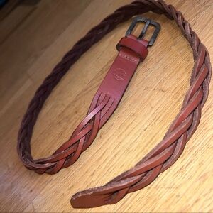 Timberland braided leather belt